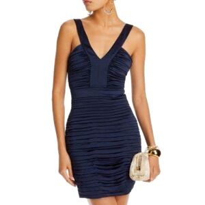 NWT Ramy Brook “Anika” Sleeveless Dress in Elegant Navy Blue Size 12 MSRP $595